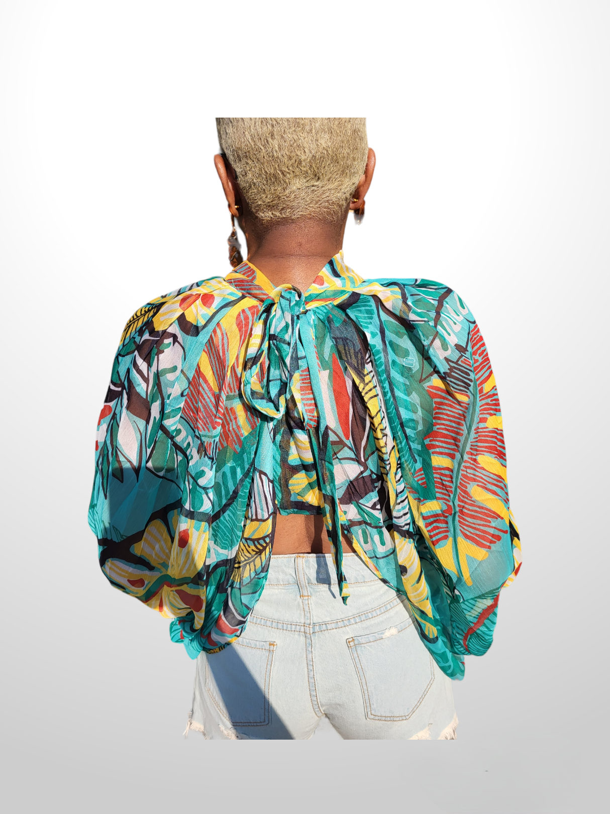 Soul Sheer Floral Flowy Blouse