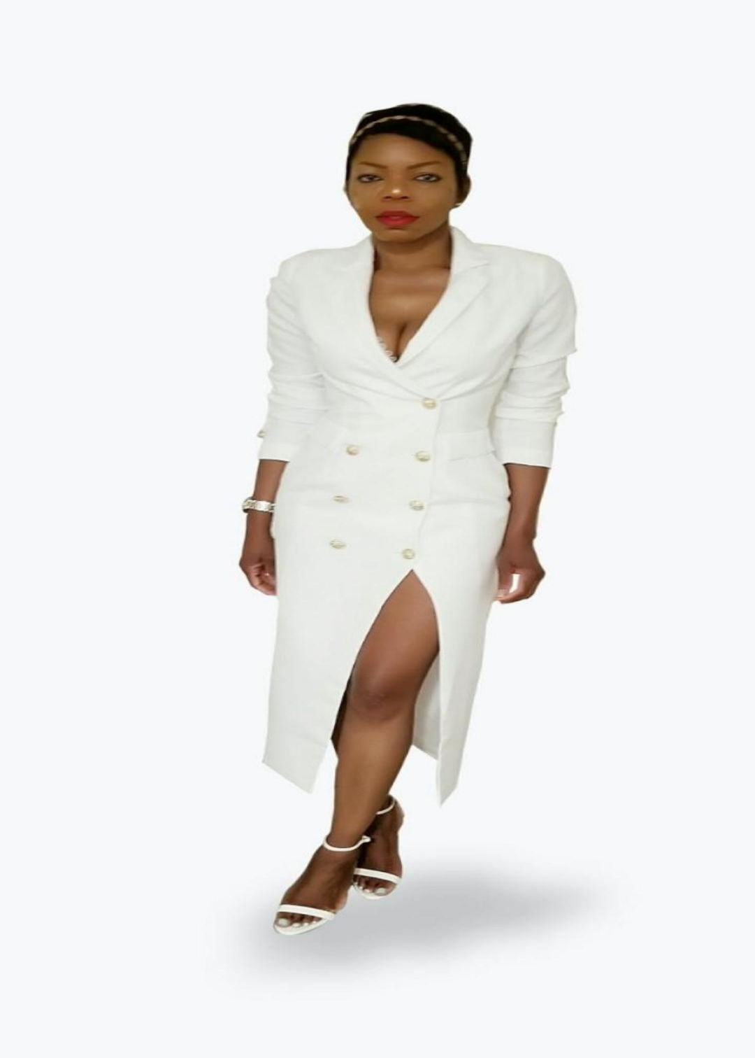 Power In The Blazer Dress - SKCouture