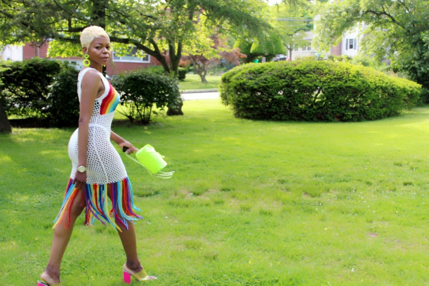 The Cay Crochet Dress/Cover up - SKCouture