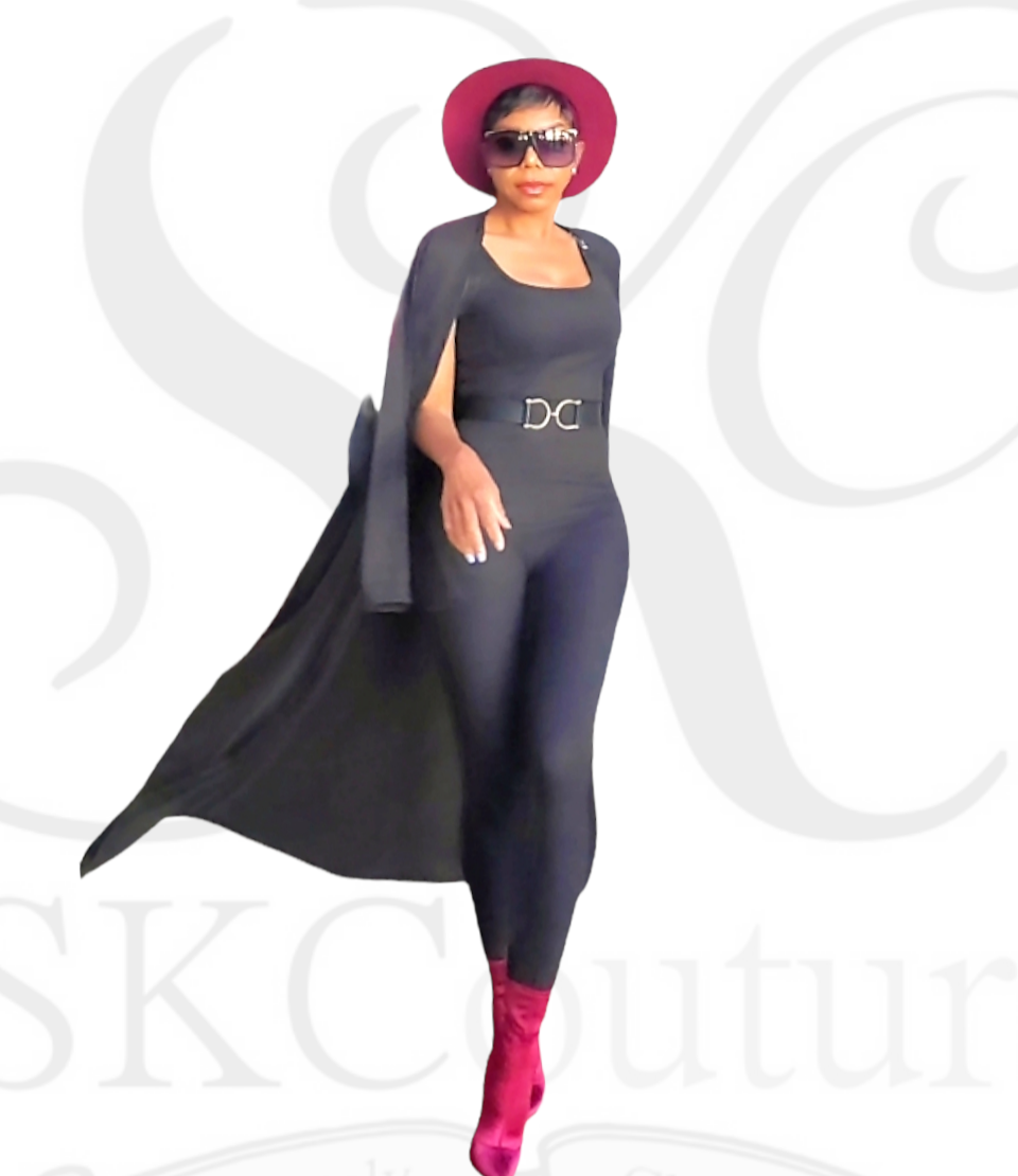 Cat Walk Black Two Piece Set