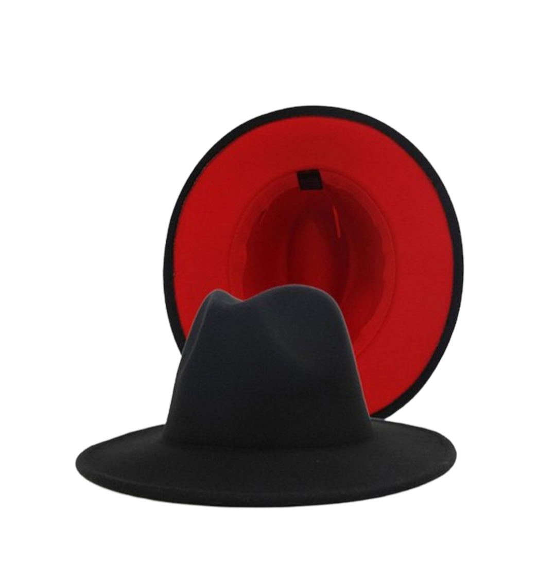 Nuela Double-sided Color Matching Fedora Hats