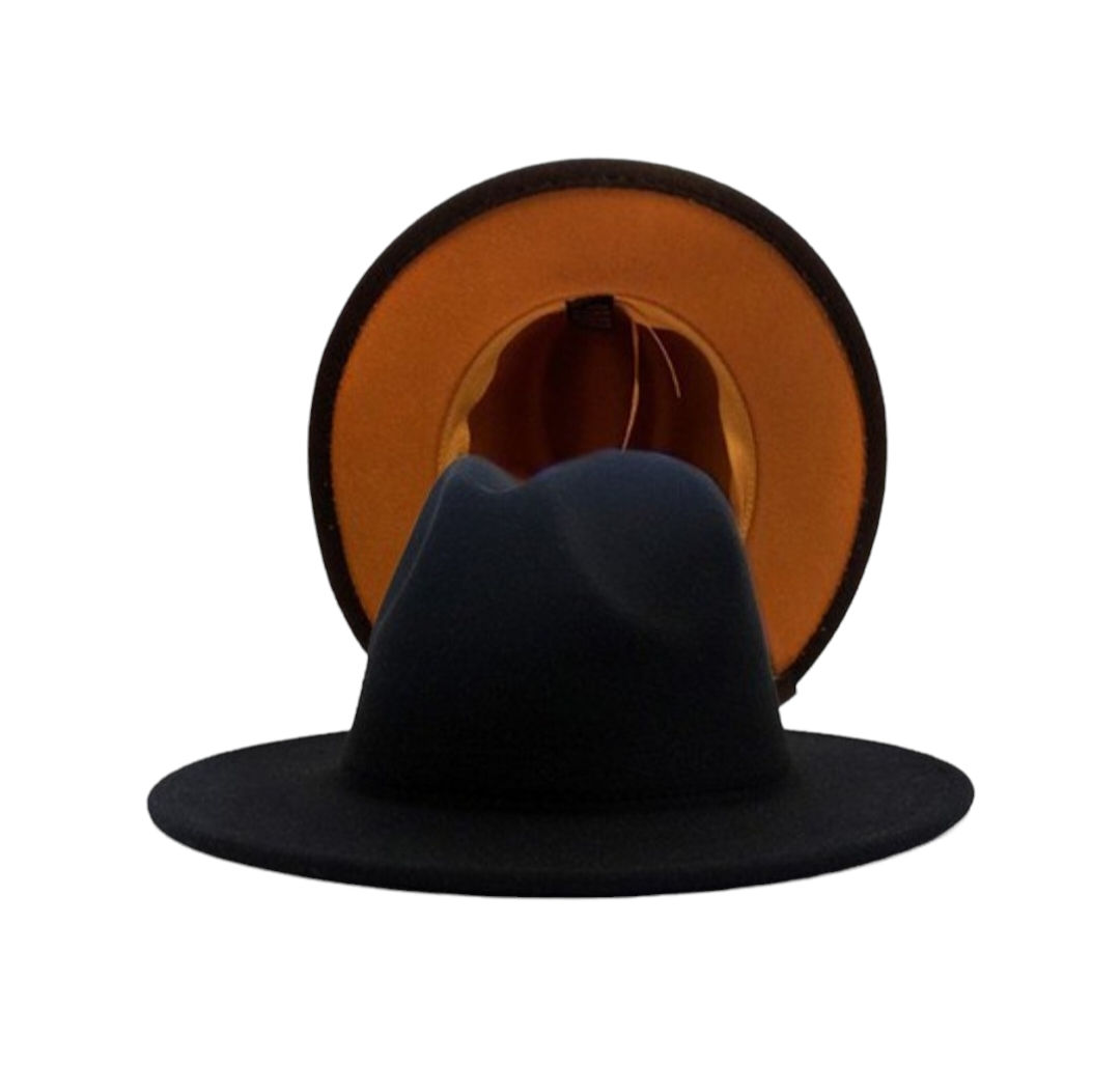 Nuela Double-sided Color Matching Fedora Hats