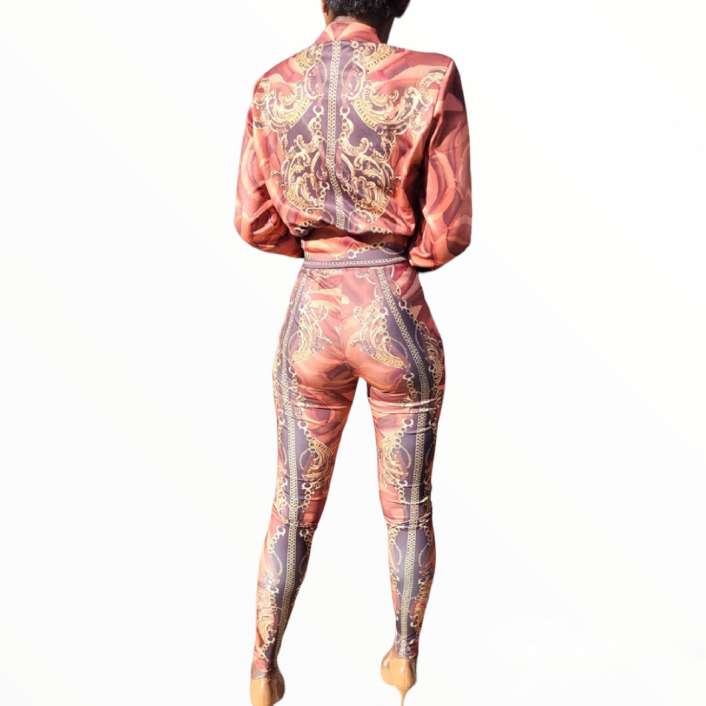 Samoan Printed 2 Piece Joggers Set