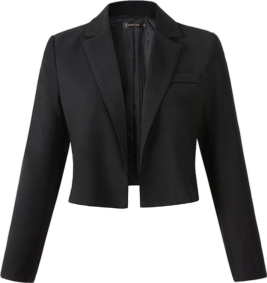 Kut The Crop Black Blazer