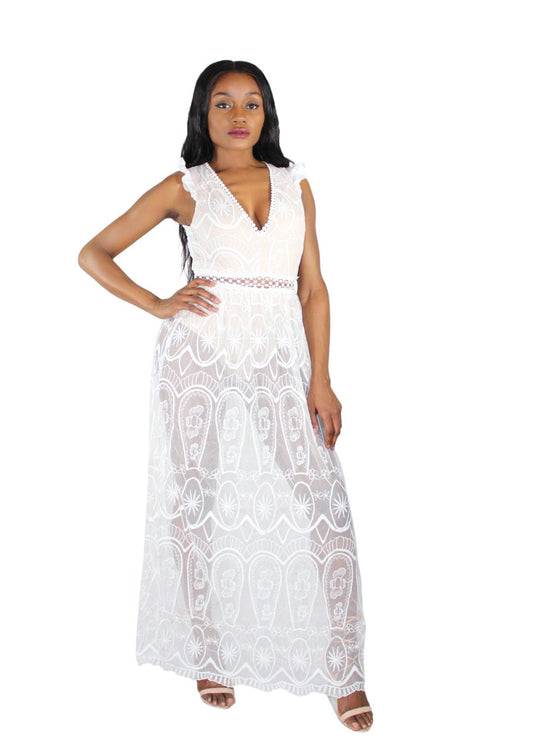 The Illusion Maxi Dress - SKCouture