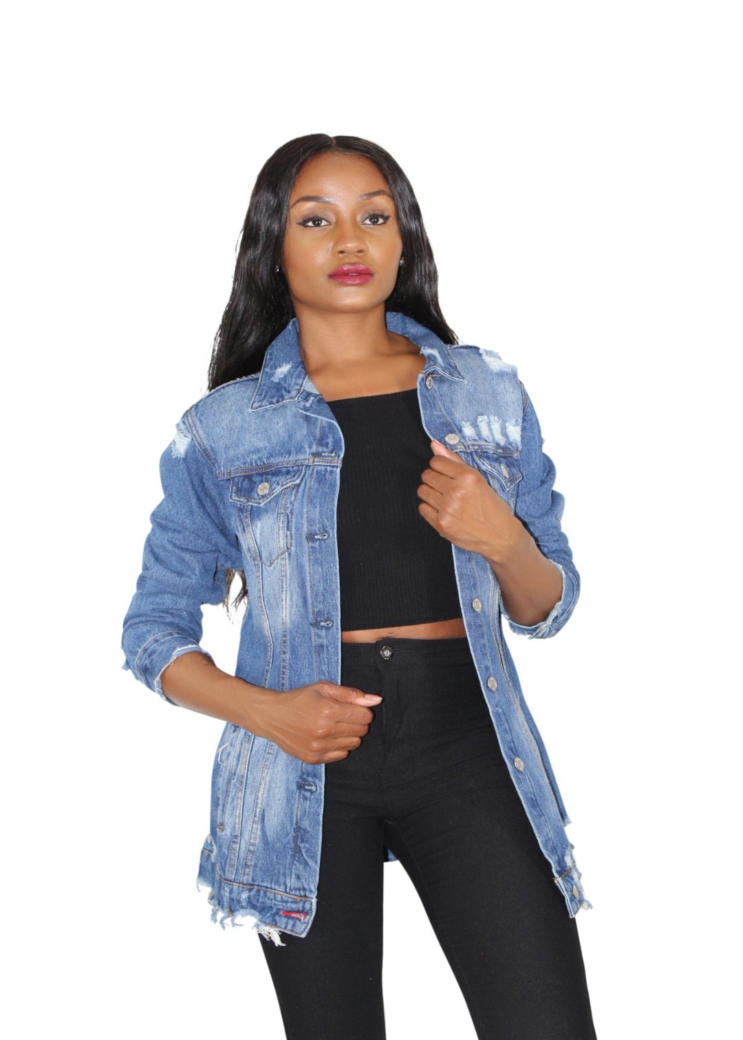 Oversized Denim Jacket - SKCouture