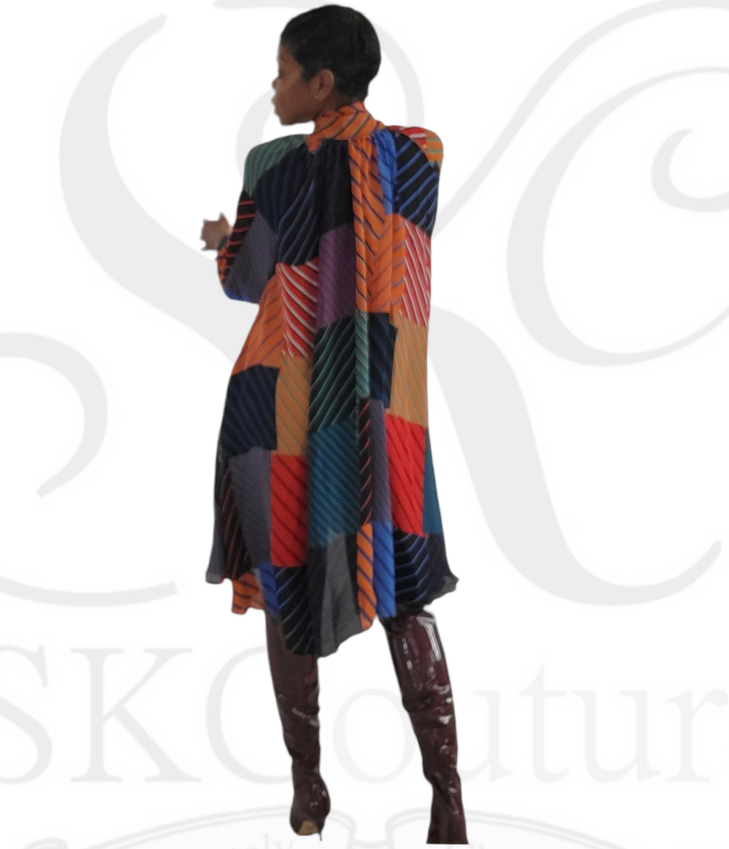 Bruelette Multi-colored Sheer Dress